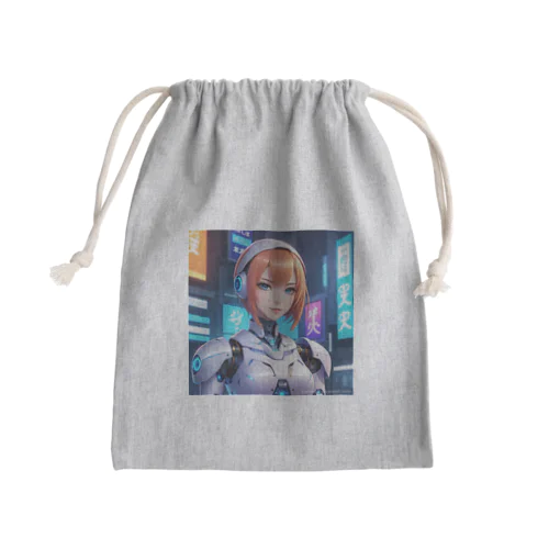 美人ＡＩロボット3 Mini Drawstring Bag