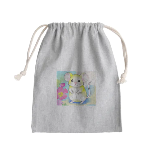 ねずみのスニーキー Mini Drawstring Bag