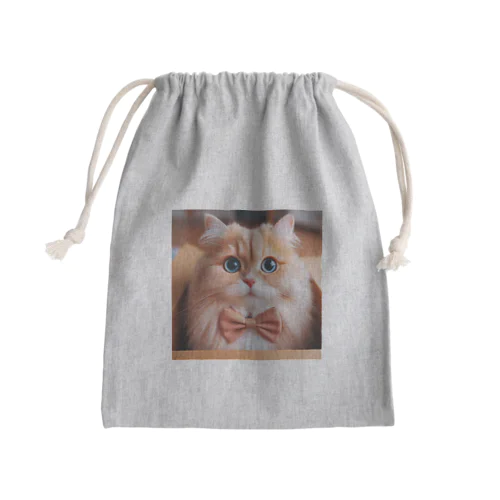 ラブリーな猫ちゃん♪ Mini Drawstring Bag