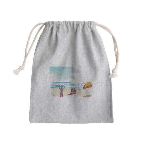 あの日、海の思い出🌊 Mini Drawstring Bag