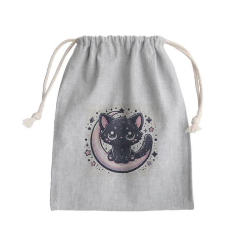 月猫ミュウミュウ Mini Drawstring Bag