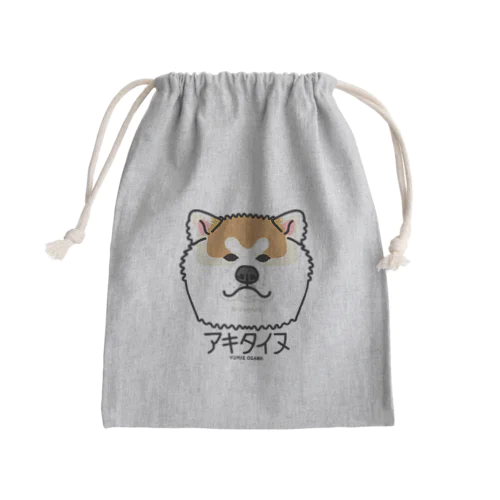 19アキタイヌ（キャラ） Mini Drawstring Bag