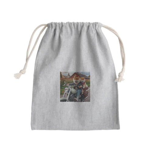 柴イク（アメリカ2） Mini Drawstring Bag