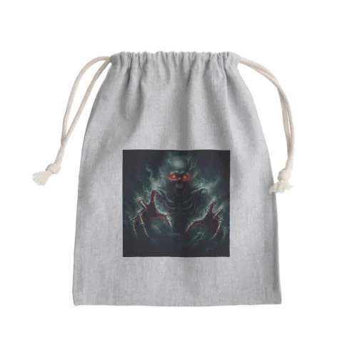 ちょっとイカついドクロのグッズです Mini Drawstring Bag