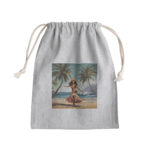 Hawaii フラガールちゃん♡ Mini Drawstring Bag