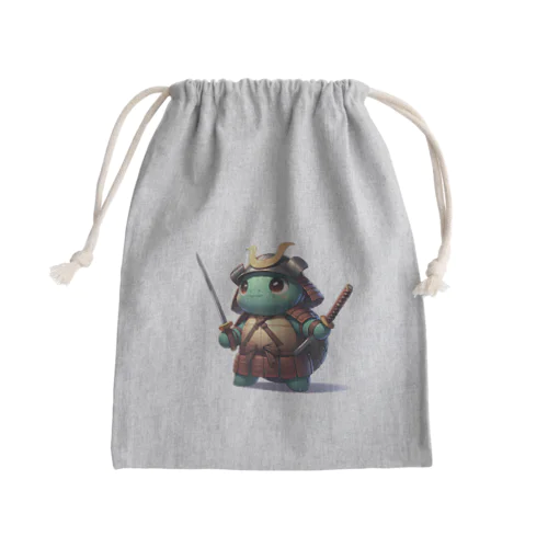 かわいい亀侍 Mini Drawstring Bag