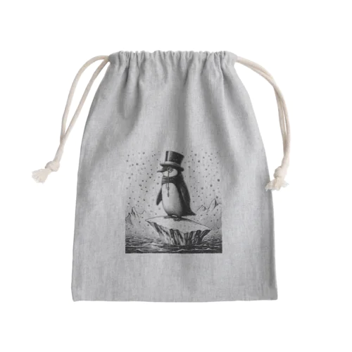 ペンギン男爵 Mini Drawstring Bag