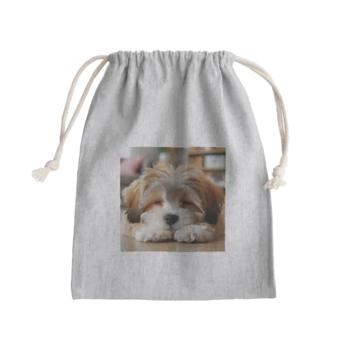 星に願いを願う　わんちゃんー Mini Drawstring Bag