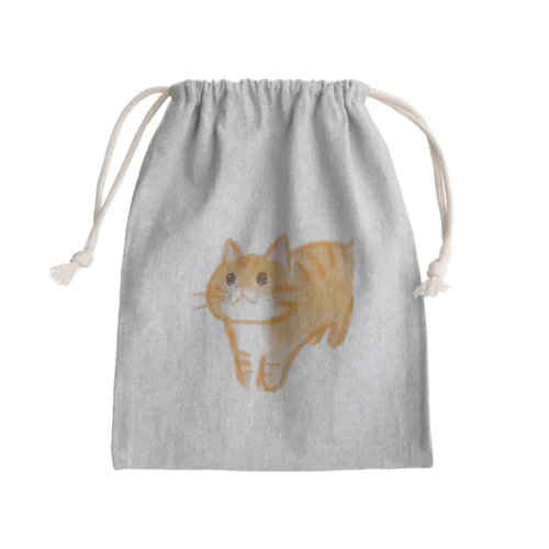 キュートなワクワクねこ Mini Drawstring Bag