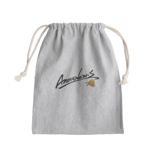 アノマロカリス 文字＆プチ Mini Drawstring Bag