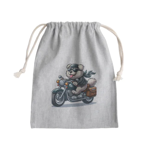 ちょい悪オヤジ犬 Mini Drawstring Bag