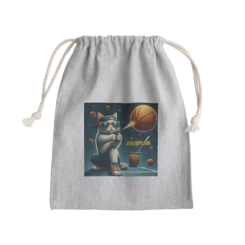 かっこいいバスケネコ😺 Mini Drawstring Bag