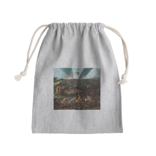 レーゲンスブルク近郊でのアヴァール人に対するカール大帝の勝利 / The Victory of Charlemagne over the Avars near Regensburg Mini Drawstring Bag