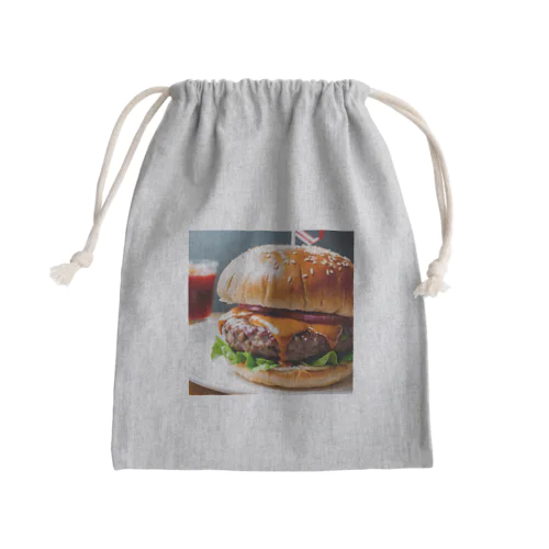 DELICIOUS BURGER Mini Drawstring Bag