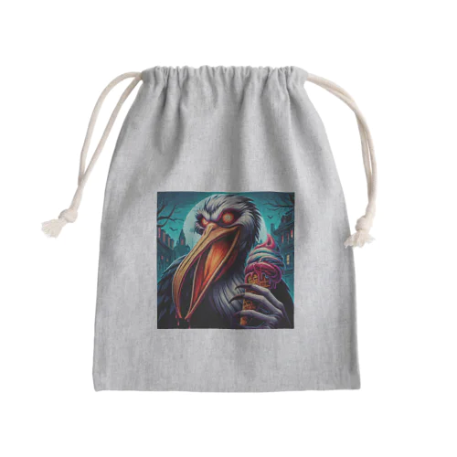 野鳥代表 Mini Drawstring Bag