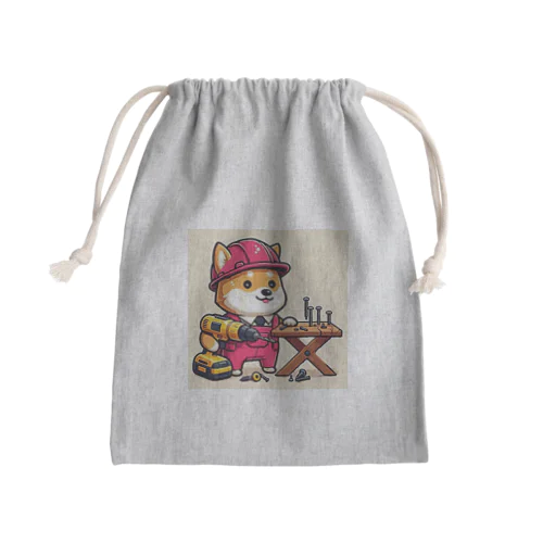 しばどりる Mini Drawstring Bag