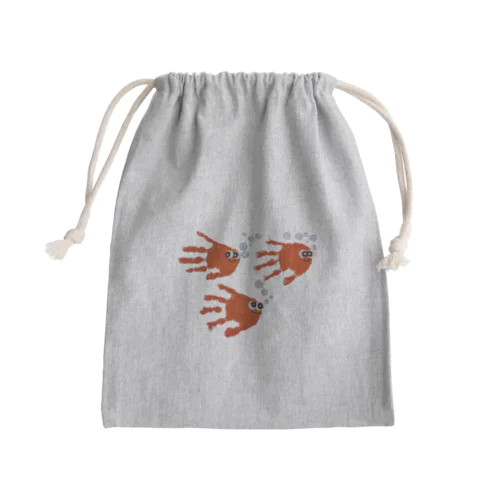 さかな　手形アート Mini Drawstring Bag