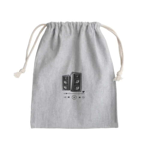 スピーカー♡ Mini Drawstring Bag