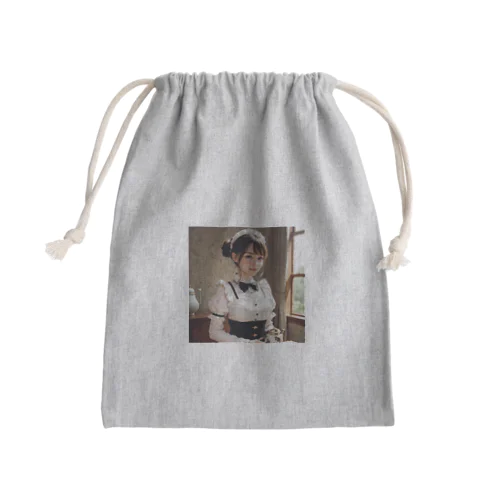 メイドさん Mini Drawstring Bag