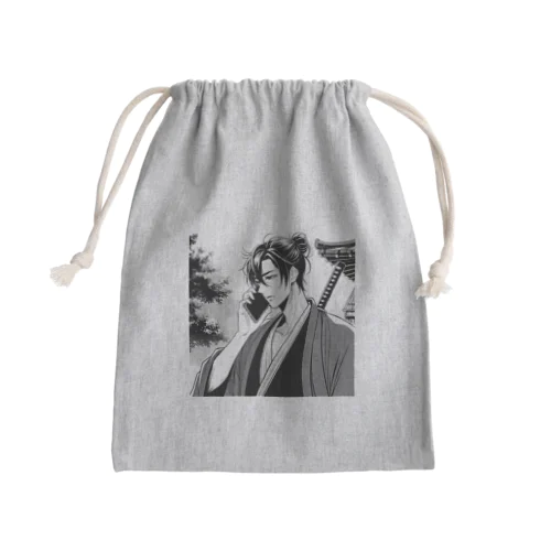 スマホ侍 Mini Drawstring Bag