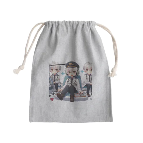ドクターヘリ Mini Drawstring Bag