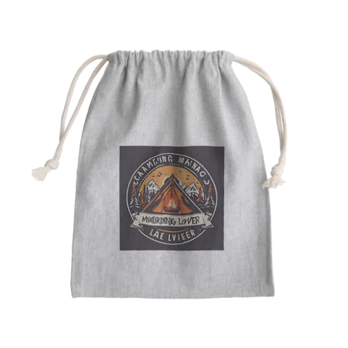 キャンプモーニングLover Mini Drawstring Bag