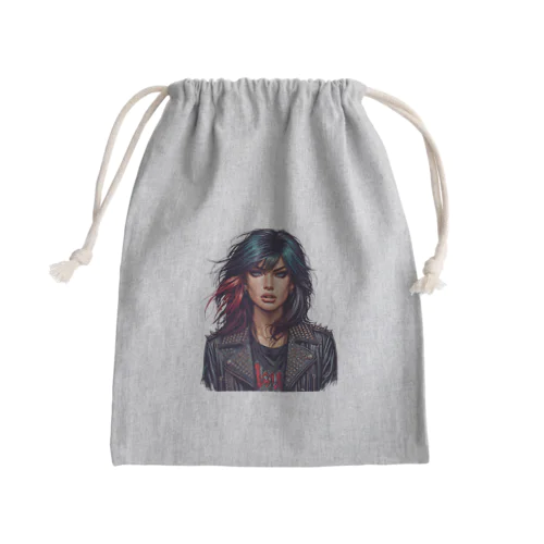 ROCKしてます Mini Drawstring Bag