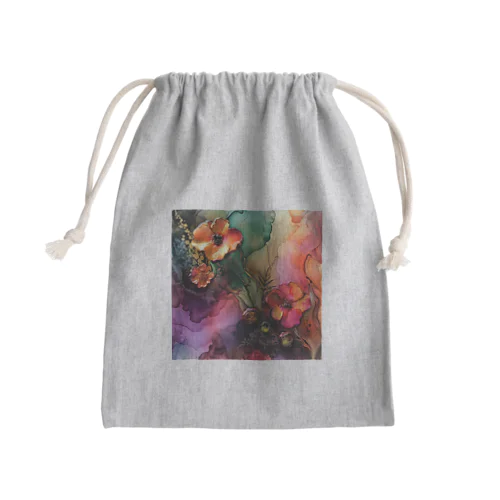 幻想的で綺麗な花　ラフルール　1859 Mini Drawstring Bag