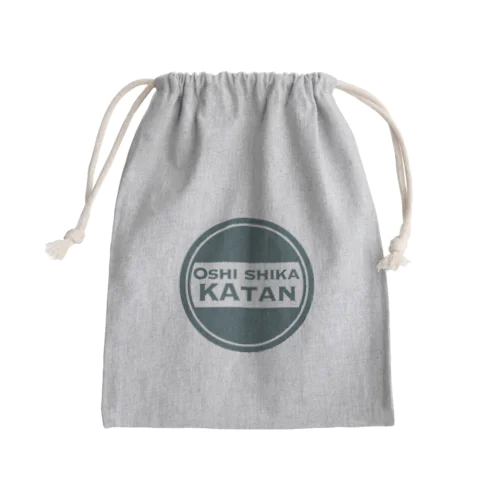 Oshi shika Katan ロゴ Mini Drawstring Bag