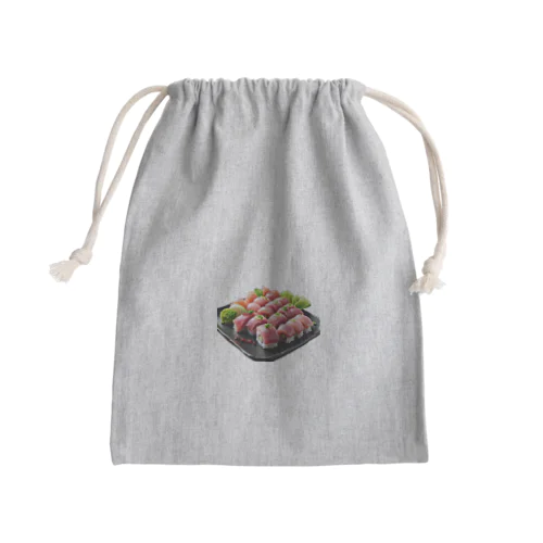 ジャパニーズマグロ寿司 Mini Drawstring Bag