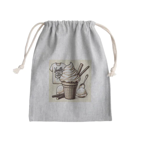 バニラアイス Mini Drawstring Bag