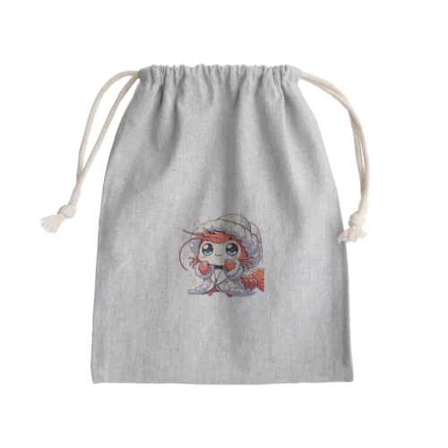 可愛いえびさんの海中診療所 Mini Drawstring Bag