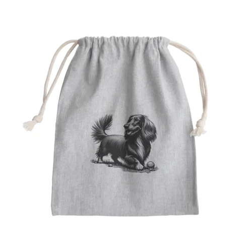 モノクロダックス Mini Drawstring Bag