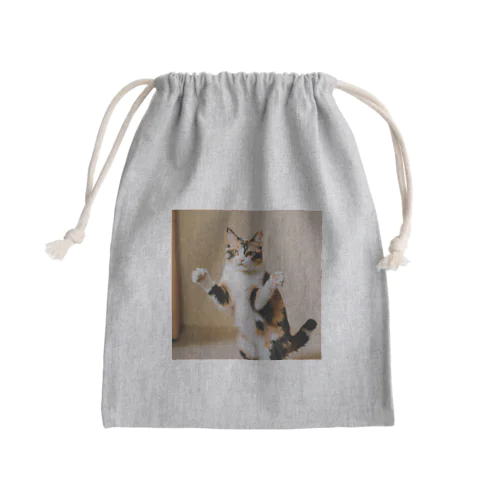 三毛猫 Mini Drawstring Bag