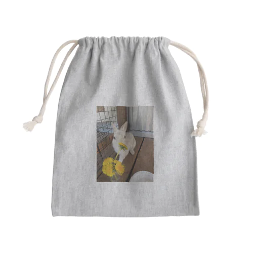 やんちゃなラッキー Mini Drawstring Bag