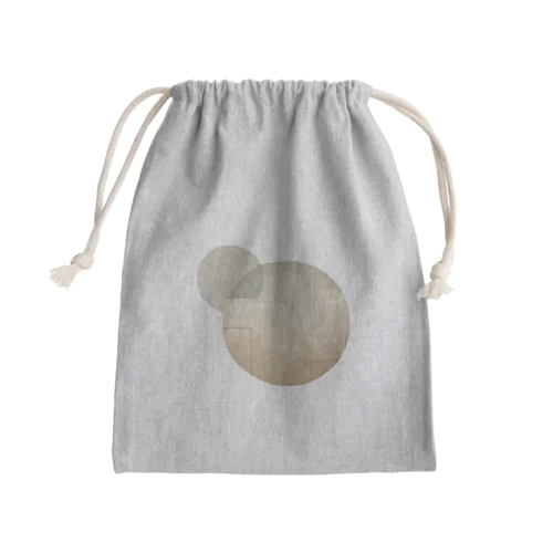 月のような抽象画 Mini Drawstring Bag