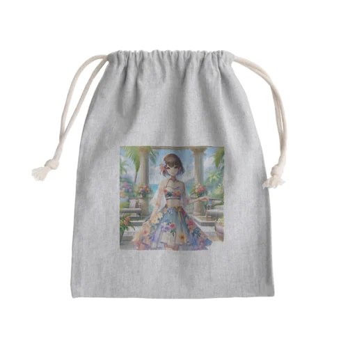 夏と南国と休日と Mini Drawstring Bag