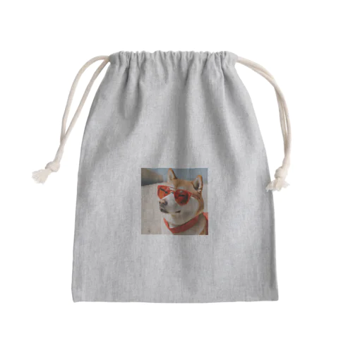 柴犬のとらさん Mini Drawstring Bag