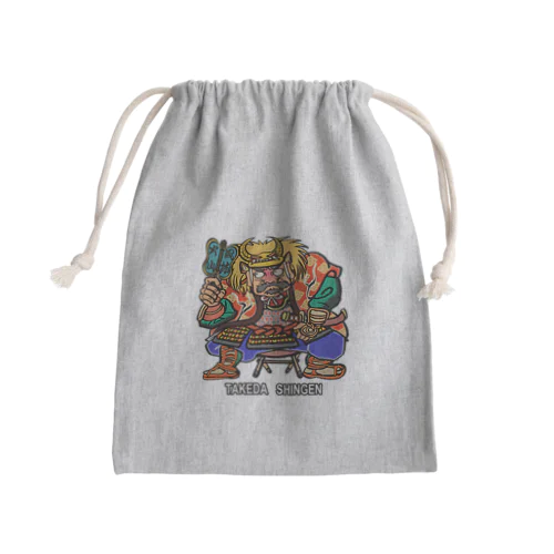 武田　信玄 Mini Drawstring Bag