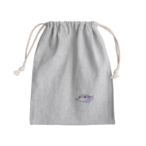 まるまるエイちゃん② Mini Drawstring Bag