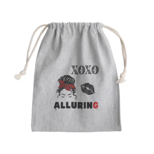 「Bold Expressions」 Mini Drawstring Bag