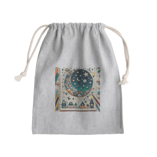 夜空の煌き✨ Mini Drawstring Bag