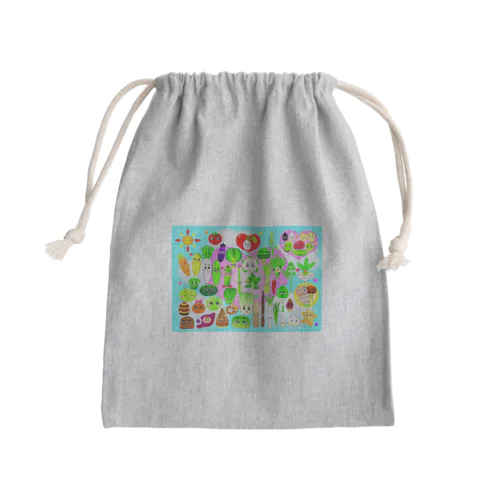 お野菜オールスターズ Mini Drawstring Bag