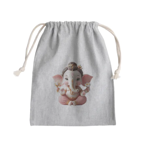 綺麗めガネーシャ Mini Drawstring Bag