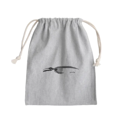 シロナガスクジラ標本 Mini Drawstring Bag