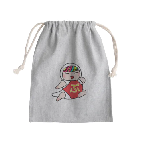 腹かけぷら王子 Mini Drawstring Bag