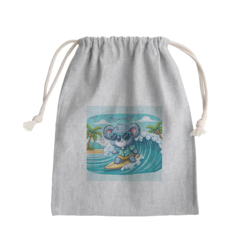 波乗りコアラ🐨 Mini Drawstring Bag