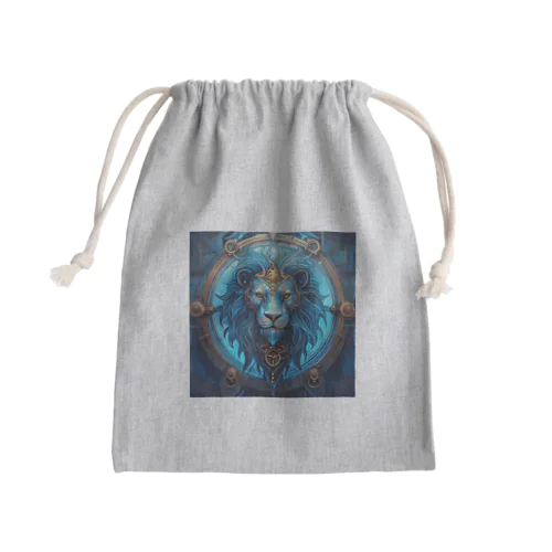 青獅子の紋章・プライド　未来への勇気 Mini Drawstring Bag