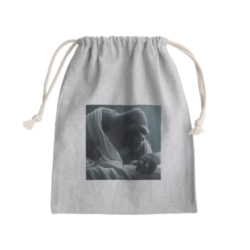 ゴリラ起床 Mini Drawstring Bag