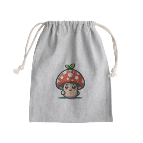 かわいいキノコくん🍄 Mini Drawstring Bag